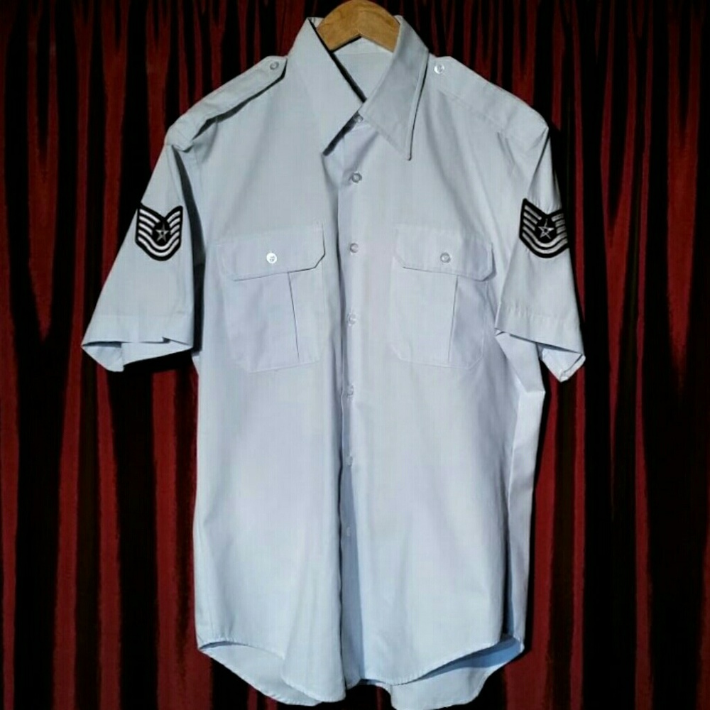Vintage Air Force Dress Blues Short Sleeve Shirt